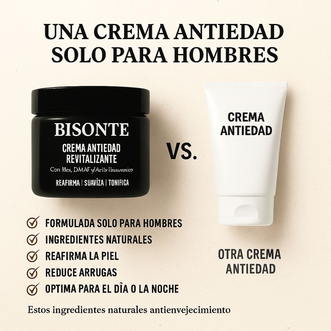Crema Revitalizante AntiAge Para Hombres