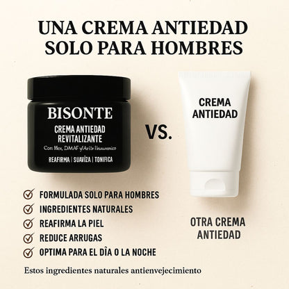 Crema Revitalizante AntiAge Para Hombres