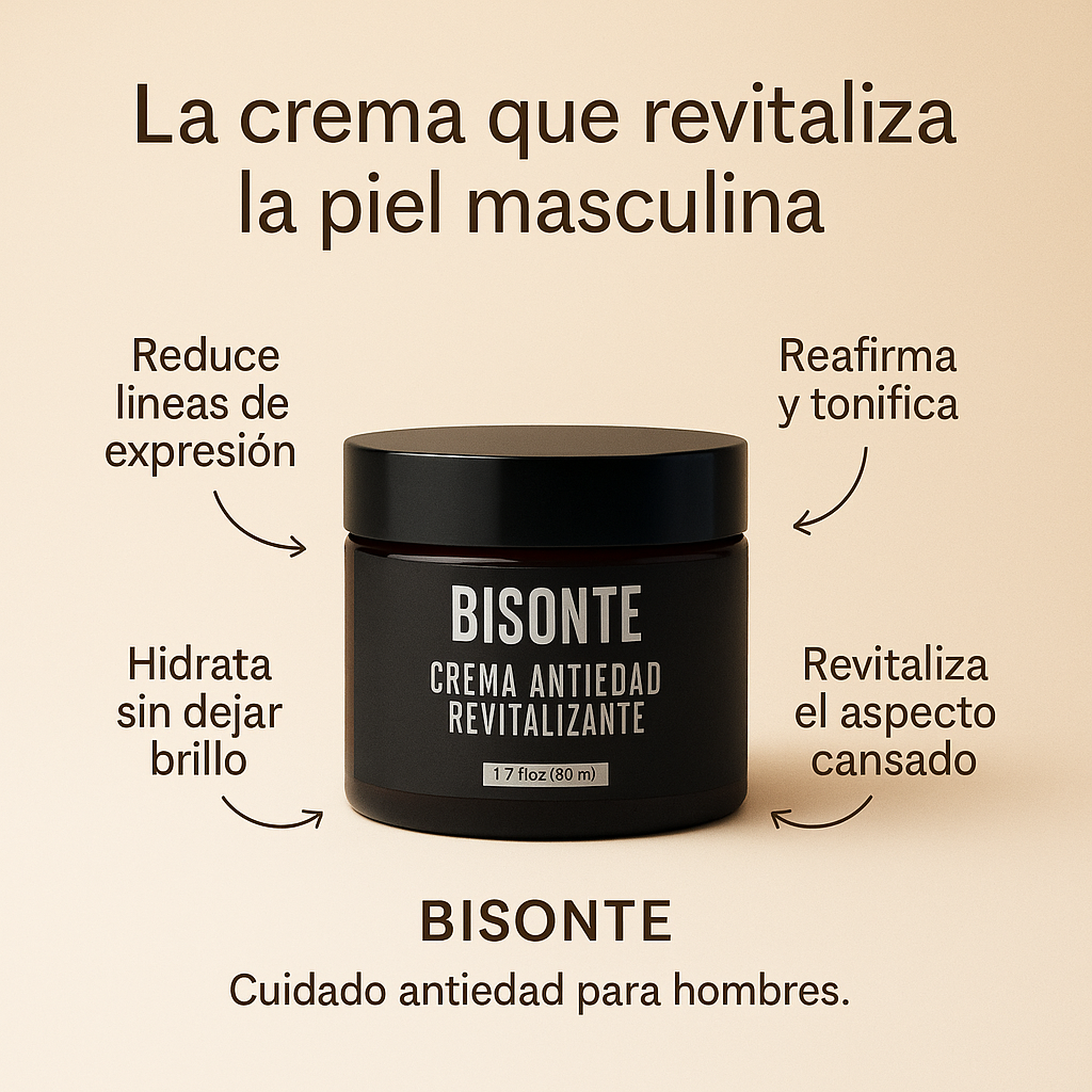 Crema Revitalizante AntiAge Para Hombres